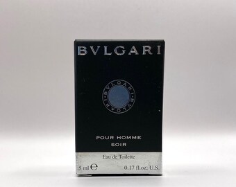 Bvlgari Pour Homme SOIR MINI Eau Toilette 5ml. Soft