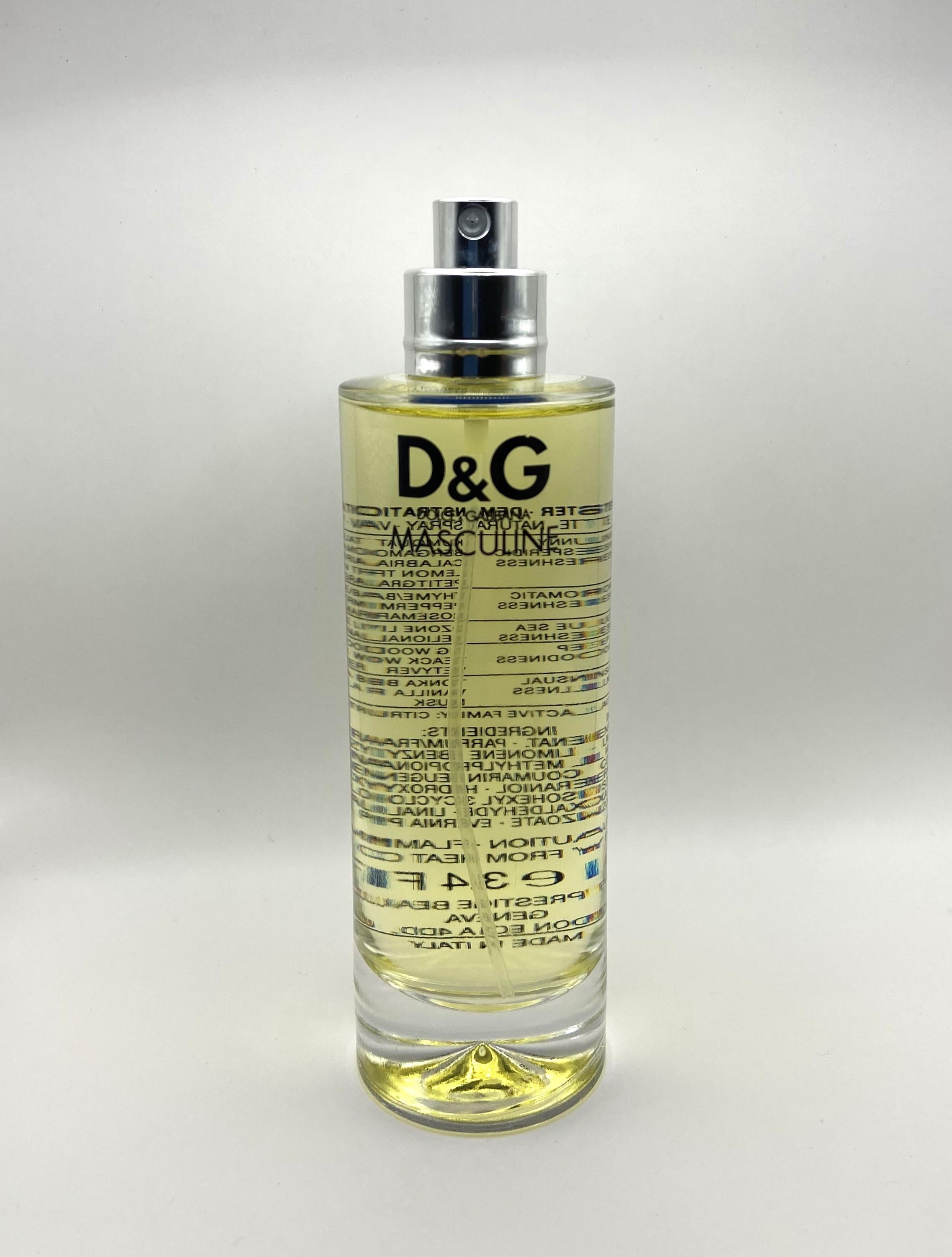 D&G Masculine Eau Toilette 100ml. Discontinued. VINTAGE, Very Rare