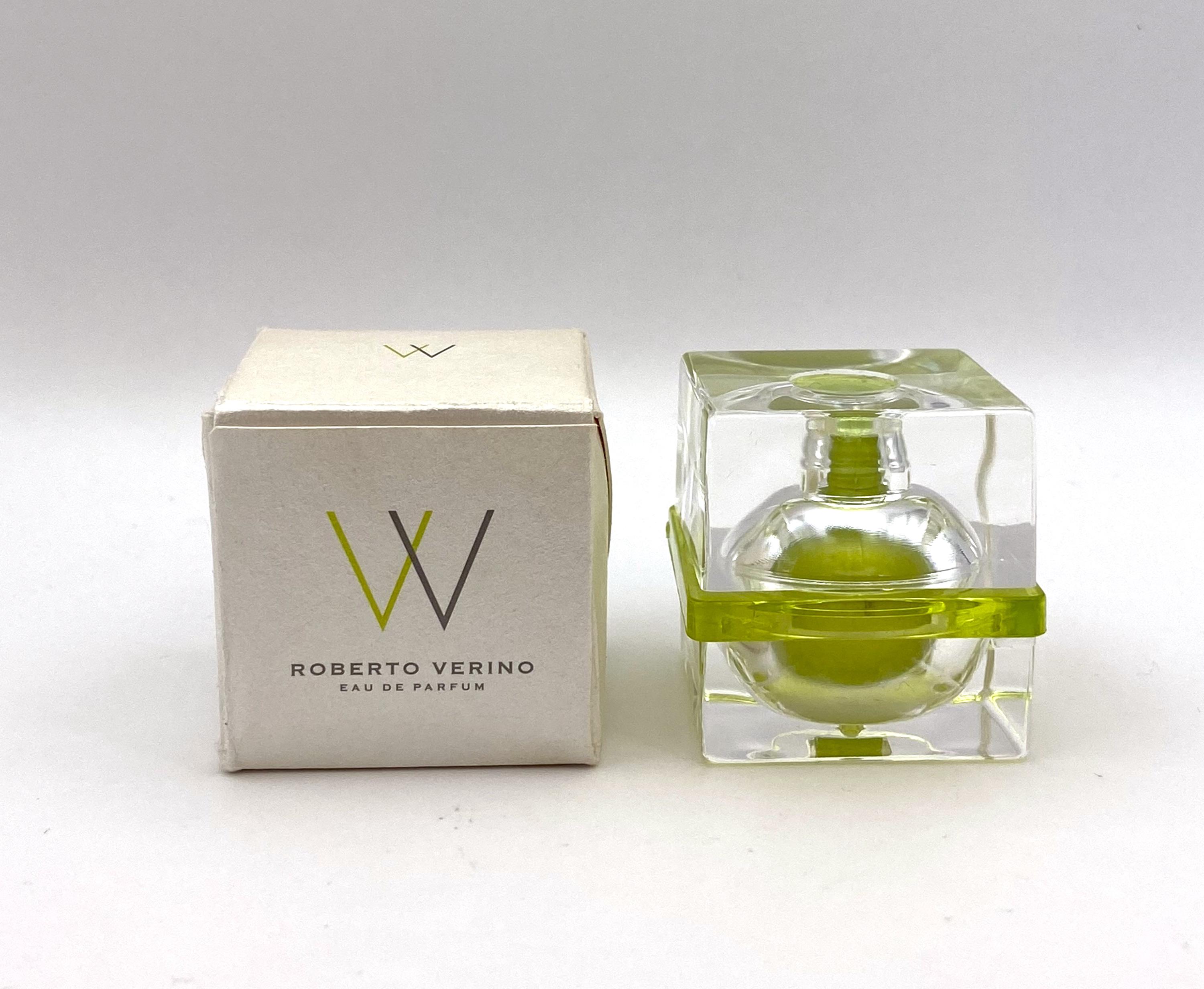 Parfum Roberto Verino VV – Flacon 50 Ml – Eau De Parfum Rare Et Vintage – Neuf En Emballage D'origine