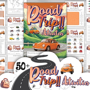 Road Trip Games Printable: 40+ Kids Travel Activities (PDF Downloadable Template)