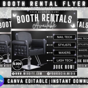 Dépliant de location de stand, modèle de Flyer bricolage, dépliant de location de magasin, dépliant de location de stand en toile, dépliant sur les réseaux sociaux, dépliant commercial prédéfini