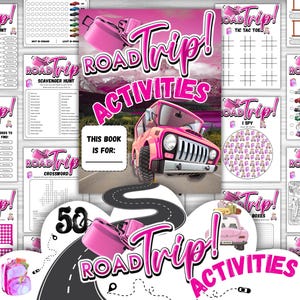 Kids Road Trip Games: 40+ Printable Travel Activities (Canva Template)