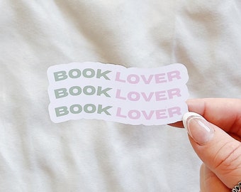 Book Lover Sticker: Glossy Kindle Sticker