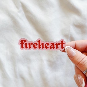 autocollant coeur de feu | trône de verre | Sticker Kindle | Aelin Galathynius