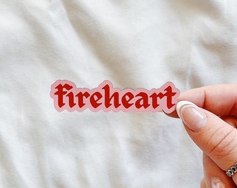 Fireheart Sticker | Throne of Glass | Kindle Sticker | Aelin Galathynius