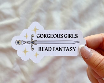 Romantasy Sword Sticker | Bookish Kindle Sticker