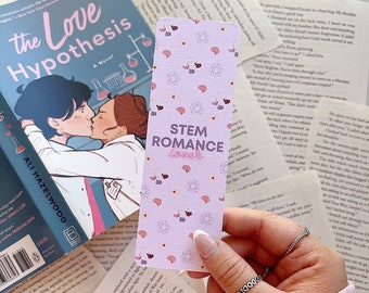 STEM Romance Linen Bookmark - Ali Hazelwood Lover Gift