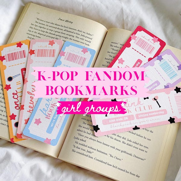 Marcadores de fandom de K-Pop / Grupos femeninos / Twice, Red Velvet, Aespa, Itzy, Black Pink, Le SSerafim