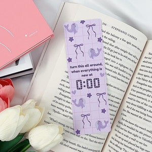 BTS Zero O'Clock Bookmark | Jin Suga J-Hope RM Jimin V Jungkook | K-Pop Bookmark | For ARMY