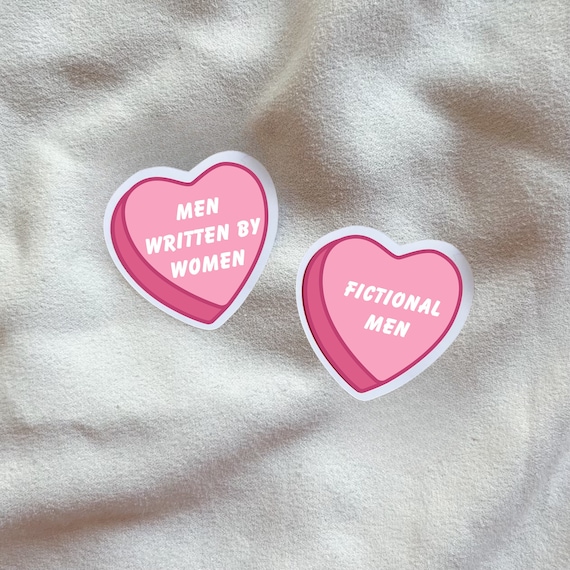 Heart Candy Sticker: Fictional Men, Bookish Kindle Sticker