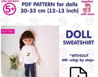 Adorable PDF Sewing Pattern for Paola Reina Doll - Instant Download