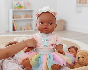 34 cm Doll Clothes Tulle Skirt Outfit for 13 inch Miniland Minikane Dolls