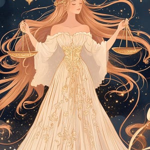 Wandbild-Set mit 12 Sternzeichen, Astrologie-Drucke im Set, Sternzeichen-Poster zum Ausdrucken, Astrologie-Geschenk Bild 12
