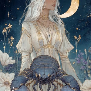 Wandbild-Set mit 12 Sternzeichen, Astrologie-Drucke im Set, Sternzeichen-Poster zum Ausdrucken, Astrologie-Geschenk Bild 13