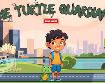 Het Turtle Guardian-kinderboek Voorleesverhaal met animatie Verhaaltjes voor het slapengaan Voorlezen in de kleuterklas Eerste kleuterklas