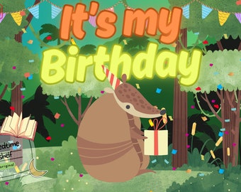 It's My Birthday - Kids Book Read Aloud Story with Animation - Bedtime Stories for Kids - Read Along - First Second Grade Reading