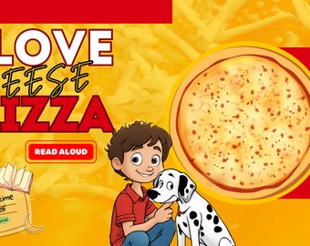 I love Cheese Pizza! Kids Book Read Aloud Story with Animation - Bedtime Stories for Children