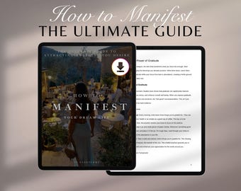 How to Manifest eBook | The Ultimate Guide, Law of Attraction, Dark Feminine Energy (Digital Download)