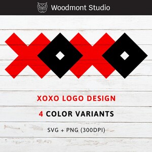 XOXO Logo-ontwerp voor geliefden: handgemaakt voor Valentijnsdag! Perfect voor t-shirtontwerpen, digitale download afdrukbaar, PNG en SVG inbegrepen