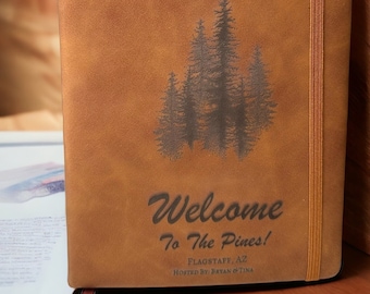 Engraved Leather Journal Personalized Gift Custom Engraved Journal Notebook Diary Gift Monogrammed Personal Leather Book Handmade Gift