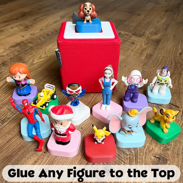 Make Anything a Tonie Yourself | Glue Your Own Figure to Base for Tonie Box to Make Your Own Custom Tonie | DIY Custom Creative Tonie
