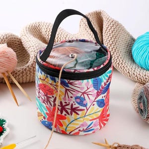 Yarn Organizer Bag, Yarn Bag Crochet, Yarn Holder, Storage