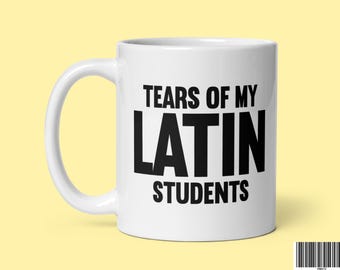 Tasse De Grammaire, Tasse à Café Génitive Dans L'eau Car Elle