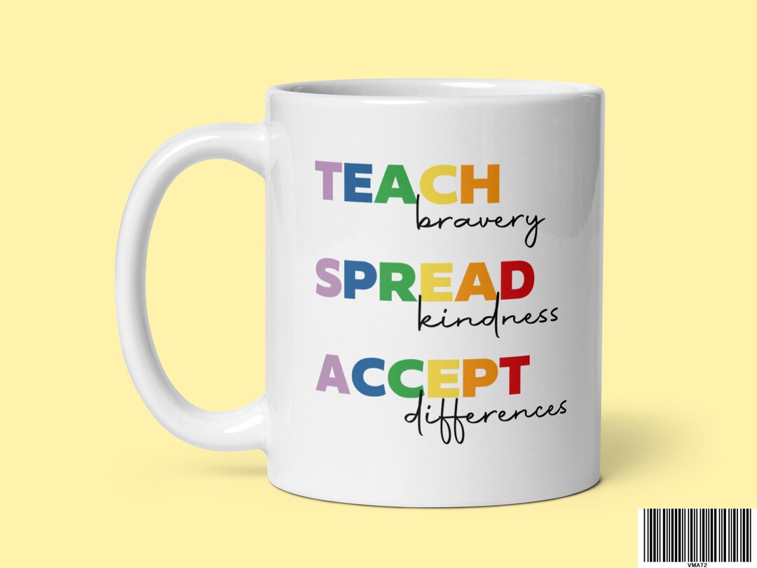 Autism Acceptance Coffee Mug: Special Ed Teacher Gift, Neurodiversity ...