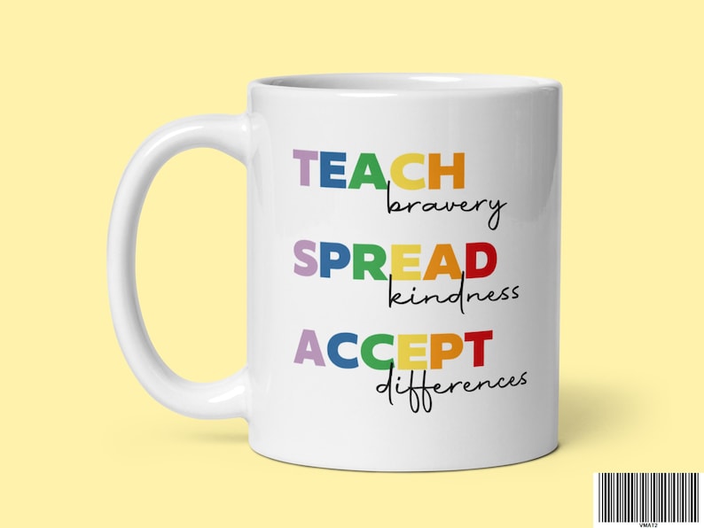 Autism Acceptance Coffee Mug: Special Ed Teacher Gift, Neurodiversity ...
