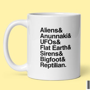 Conspiracy Theory Coffee Mug, World Illuminati Conspiracy Theories, Funny Conspiracy Theorist Gift Tea Cup