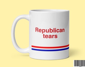 Liberal Tears Funny Coffee Mug 11 Oz - Political Humor Gift For Conservatives, Trump Supporters