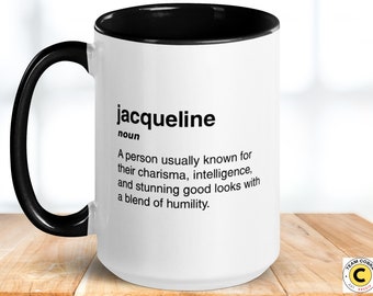 Mug personnalisé avec définition de nom : dictionnaire personnalisé cadeau