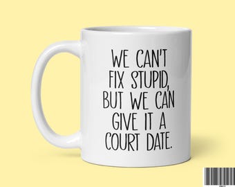 Lawyer Coffee Mug: Funny Paralegal Gag Gift