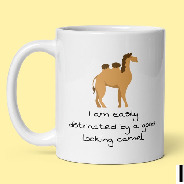 Camel Lover Coffee Mug, Funny Gift Ideas for Camel Farmer, Camel Dairy, Good Looking Camel, Ceramic Tea Cup