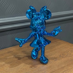 Minnie Mouse Statue, Pop Art Minnie Mouse Sculpture, Kids Room Statue, Cartoon Statue, Pop Art Collection, Modern Home Decor,Comic Book Gift