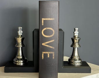 King Chess Piece Bookends – Set of 2