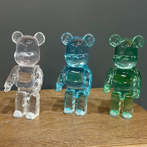 Resin BearBrick Statue - Bear Ornament - Pop Art Sculpture - Pop Art Design - Modern Home Sculpture