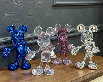 Mickey Mouse Statue, Pop Art Mickey Mouse Sculpture, Kids Room Statue, Cartoon Statue, Pop Art Collection, Modern Home Decor,Comic Book Gift
