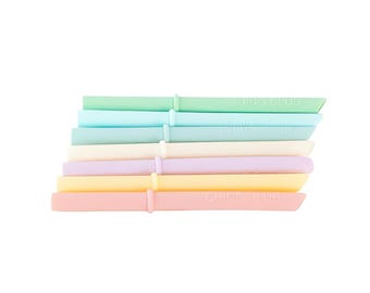 Pajita de silicona con tapón, antiderrame para vasos de babychino de 120 ml (4 oz). Disponible en varios colores.