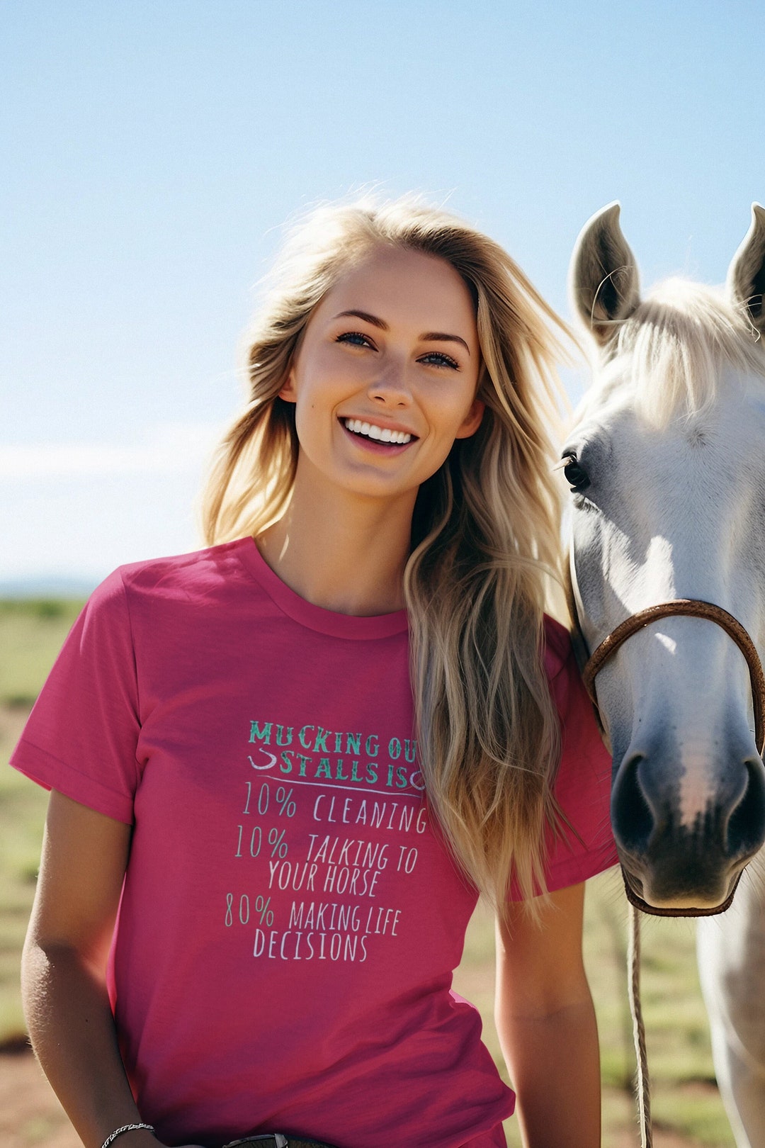 Mucking Out Stalls Shirt, Horse Lover, Horse Owner Tshirt Etsy