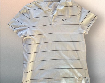 90er Jahre Nike Spellout Box Poloshirt