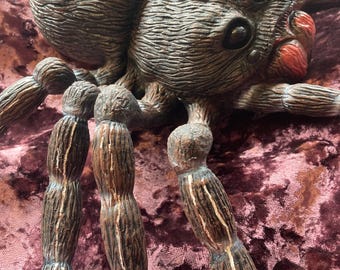 Vintage Giant Rubber Tarantula Spider Prop Halloween Decoration