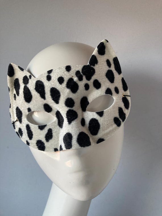 Dalmation Half Face & Headband Eye Masks Unisex Dalmation Half Face & Headband Eye Masks Unisex