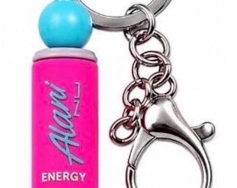 Alani Energy Drink Inspired Beaded Keychain | Colorful Silicone Bead Keychain | Backpack Charm | Purse Charm | Gift for Energy Drink Lovers