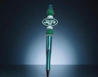 New York Jets Beaded Pen