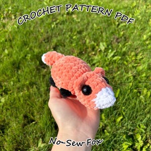 Digital File- No Sew Fox Crochet Pattern PDF