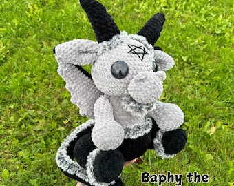 Baphomet Crochet Pattern: Baphy the Baby Baphomet (PDF)
