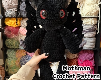 Mothman Crochet Pattern, PDF