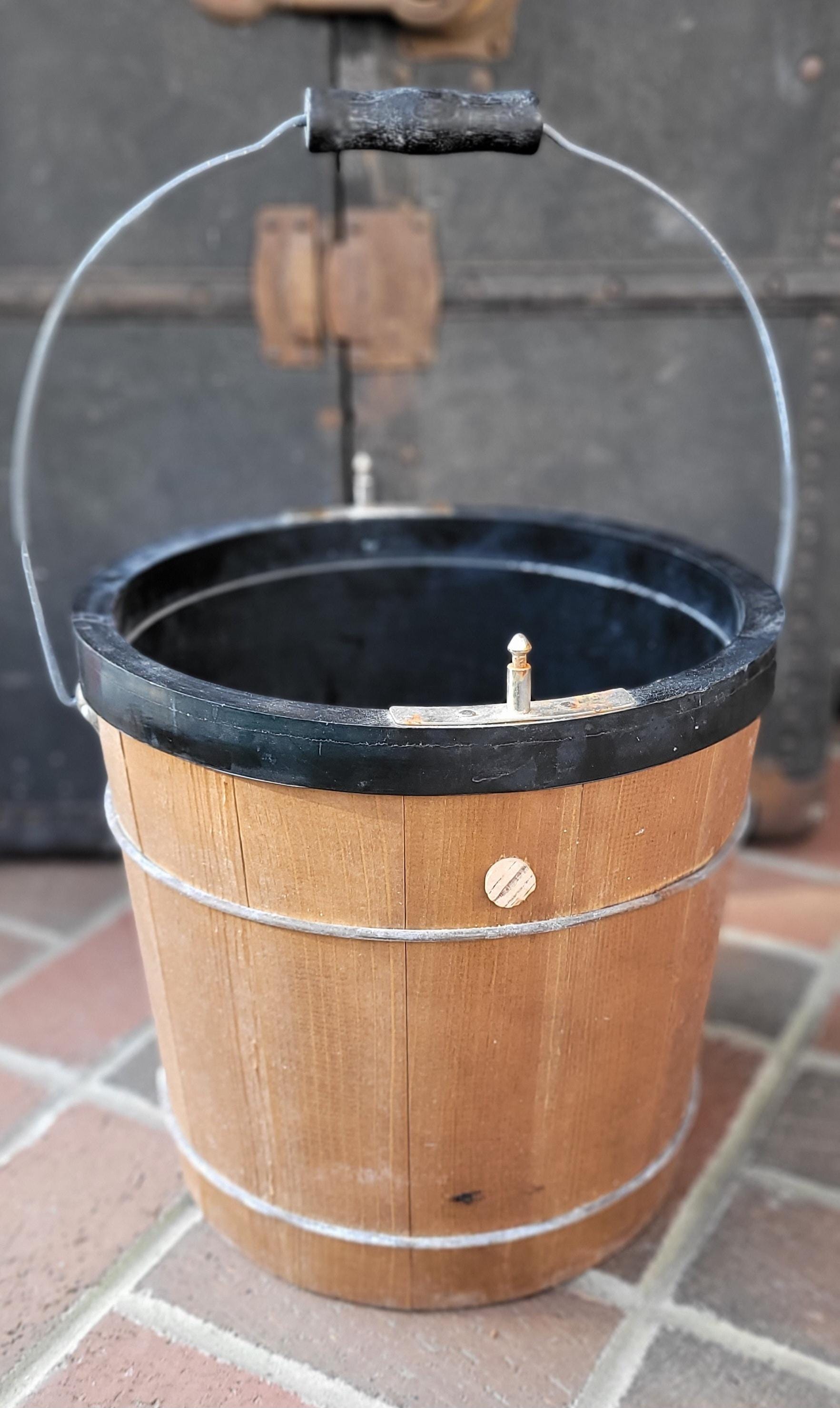 Bucket Left Proctor Silex Model 88105 4 Qt Ice Cream Maker/freezer Parts. Wooden ...