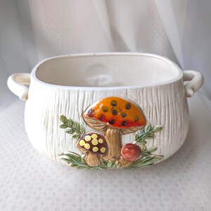 Mix-n-Match Merry Mushroom Ceramic Soup Tureen Bowls, Lids. Read Description! Vintage Sears Roebuck bild 8